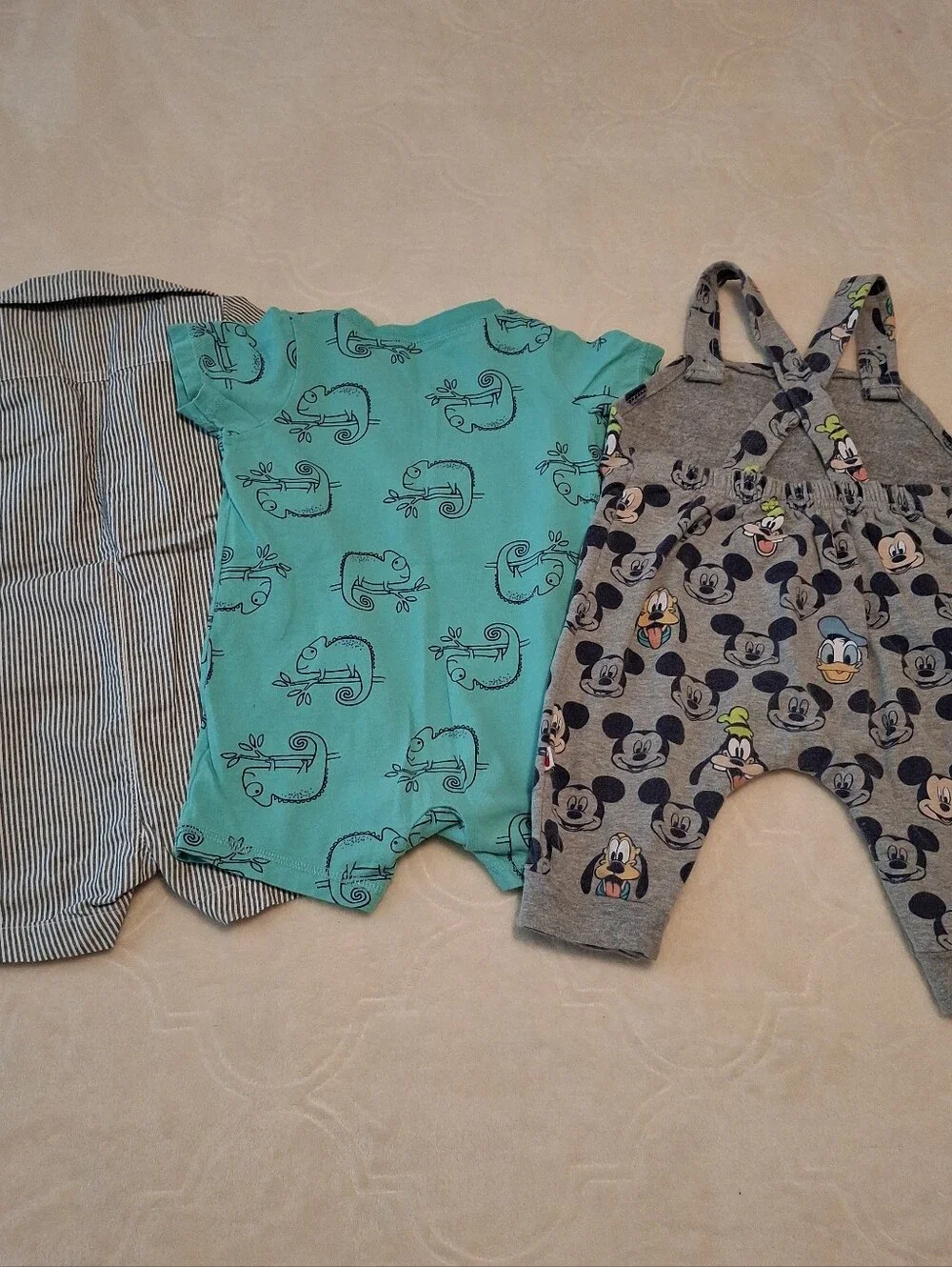 Carter's Navy and White Striped Baby Shirt